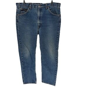 Vintage Levis 505 Orange Tab Straight Leg Jeans  Blue Medium Wash Men 37x29